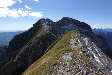 Pohled na hlavní vrchol Schiary